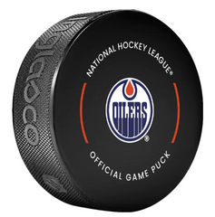 Pre-Order - Cam Talbot - Autographed Edmonton Oilers Official Hockey Puck