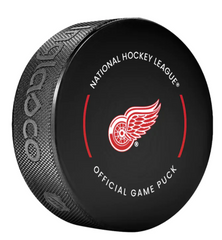 Pre-Order - Cam Talbot - Autographed Detroit Red Wings Official Hockey Puck