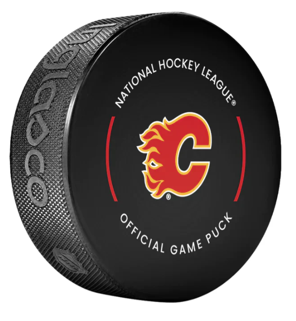 Pre-Order - Cam Talbot - Autographed Calgary Flames Official Hockey Puck