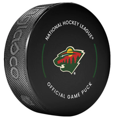 Pre-Order - Cam Talbot - Autographed Minnesota Wild Official Hockey Puck