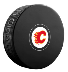 Pre-Order - Cam Talbot - Autographed Calgary Flames Hockey Puck