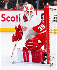 Pre-Order - Cam Talbot Autographed Detroit Red Wings Away 8x10 Photo