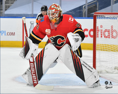 Pre-Order - Cam Talbot Autographed Calgary Flames Home 8x10 Photo