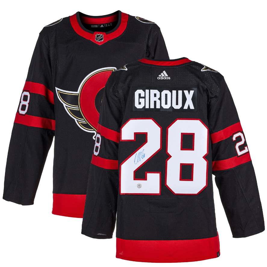 Claude Giroux Autographed Ottawa Senators Adidas Jersey