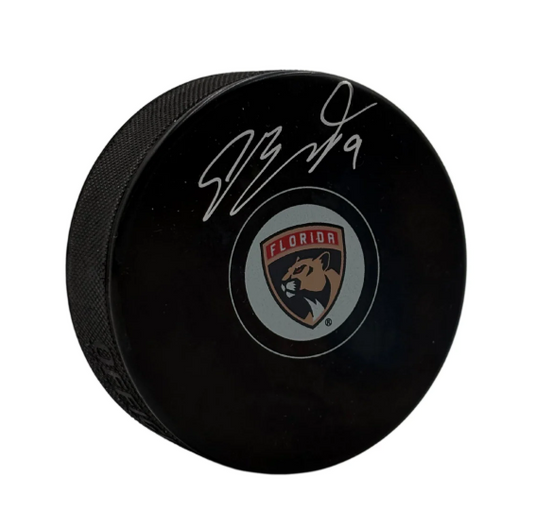 Sam Bennett Autographed Florida Panthers Hockey Puck