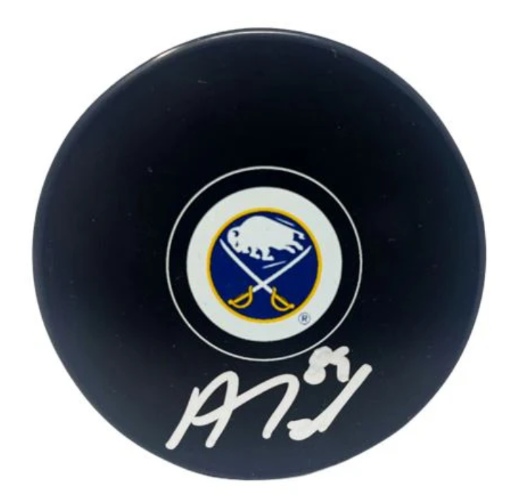 Alex Tuch Buffalo Sabres Autographed Hockey Puck