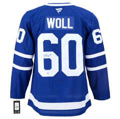 Joseph Woll Autographed Toronto Maple Leafs Home Fanatics Premium Jersey