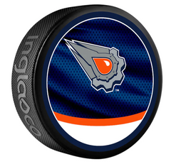 Pre-Order - Trent Frederic Autographed Edmonton Oilers Reverse Retro Hockey Puck
