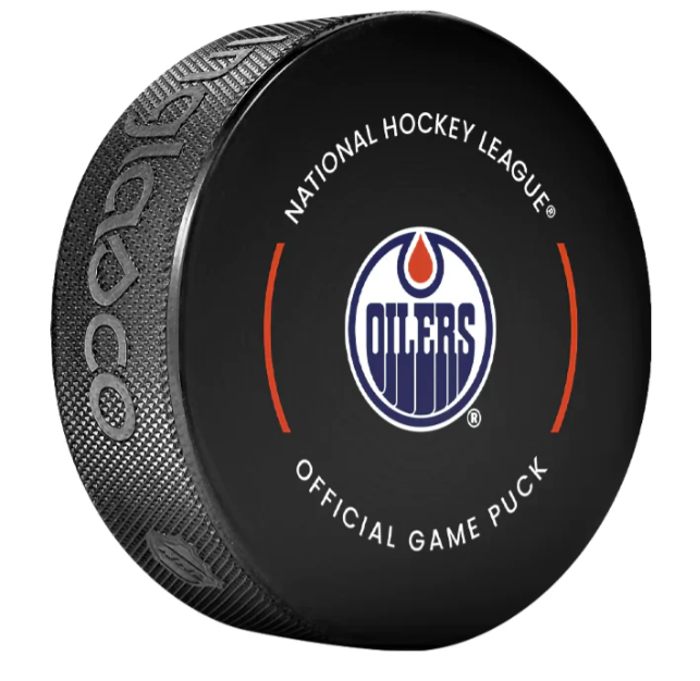 Pre-Order - Trent Frederic Autographed Edmonton Oilers Official Hockey Puck