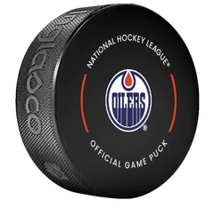 Pre-Order - Trent Frederic Autographed Edmonton Oilers Official Hockey Puck