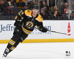Pre-Order - Trent Frederic Autographed Boston Bruins Home 8x10 Horizontal Photo