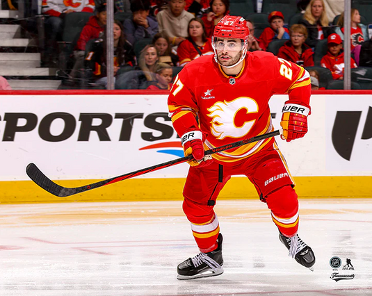 Pre-Order - Matt Coronato Autographed Calgary Flames Home 8x10 Horizontal Photo