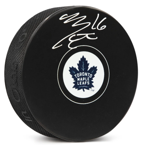 Mitch Marner Toronto Maple Leafs Autographed Hockey Puck