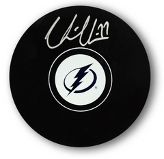 Victor Hedman Autographed Tampa Bay Lightning Hockey Puck
