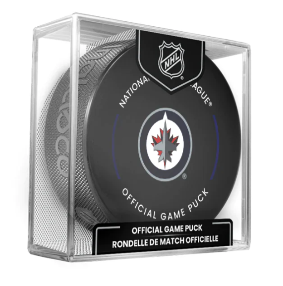 Pre-Order - Gabriel Vilardi Autographed Winnipeg Jets Official Hockey Puck