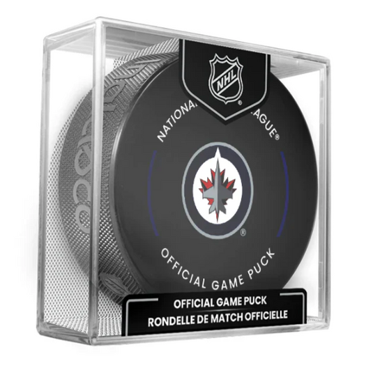 Pre-Order - Gabriel Vilardi Autographed Winnipeg Jets Official Hockey Puck