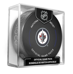 Pre-Order - Gabriel Vilardi Autographed Winnipeg Jets Official Hockey Puck