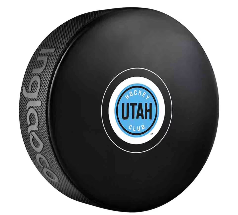 Pre-Order - Clayton Keller - Autographed Utah Hockey Club Hockey Puck
