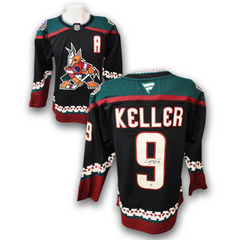 Pre-Order - Clayton Keller - Autographed Arizona Coyotes Home Fanatics Premium Jersey