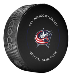 Pre-Order - Sean Monahan Autographed Columbus Blue Jackets Official Hockey Puck