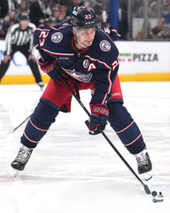 Pre-Order - Sean Monahan Autographed Columbus Blue Jackets Home 8x10 Photo
