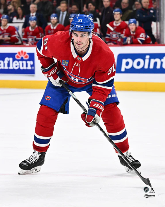 Pre-Order - Sean Monahan Autographed Montreal Canadiens Home 8x10 Photo