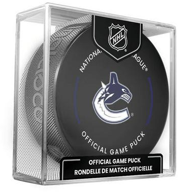 Pre-Order - Dakota Joshua Autographed Vancouver Canucks Official Hockey Puck