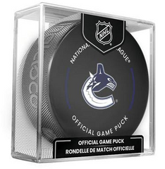 Pre-Order - Dakota Joshua Autographed Vancouver Canucks Official Hockey Puck