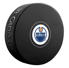 Pre-Order - Issac Howard Autographed Edmonton Oilers Hockey Puck