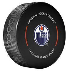 Pre-Order - Issac Howard Autographed Edmonton Oilers Official Hockey Puck