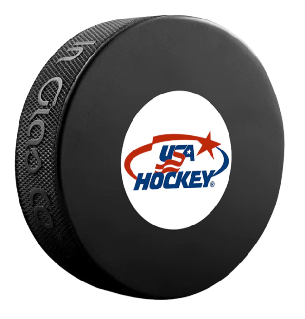 Pre-Order - Issac Howard Autographed Team USA Hockey Puck