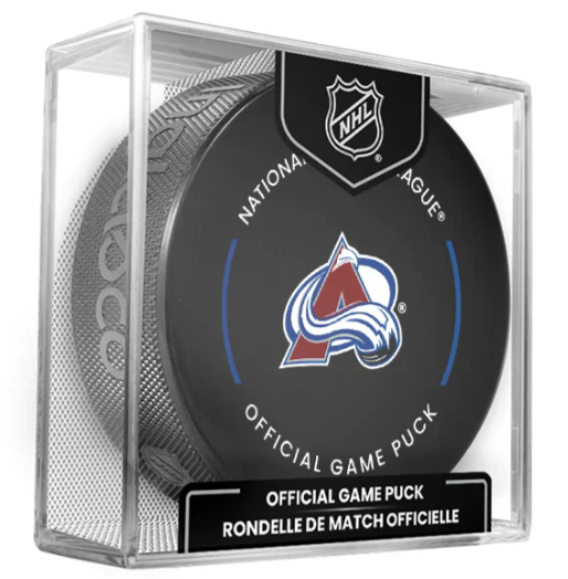 Pre-Order - Martin Necas Autographed Colorado Avalanche Official Hockey Puck