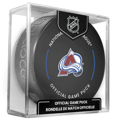 Pre-Order - Martin Necas Autographed Colorado Avalanche Official Hockey Puck