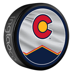 Pre-Order - Martin Necas Autographed Colorado Avalanche Reverse Retro Hockey Puck