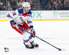 Pre-Order - Will Cuylle Autographed New York Rangers Away 8x10 Horizontal Photo