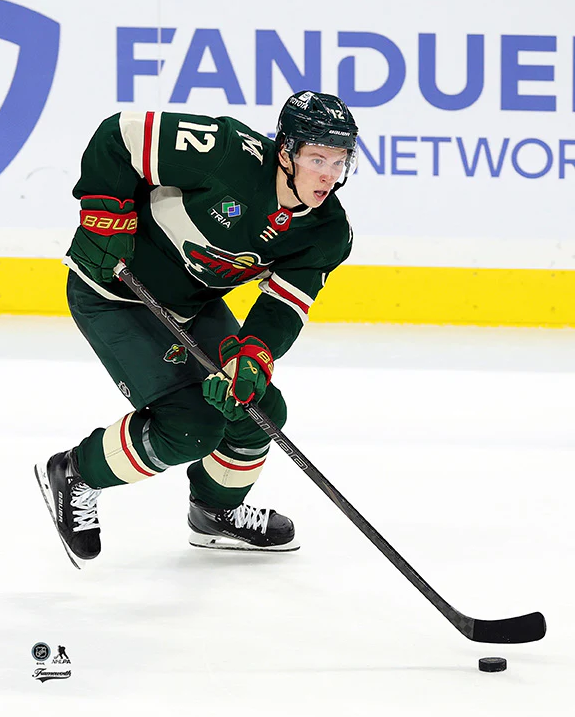 Pre-Order - Matt Boldy - Autographed Minnesota Wild 8x10 Home Photo