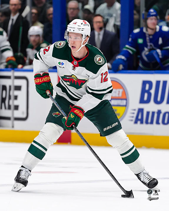 Pre-Order - Matt Boldy - Autographed Minnesota Wild Away 8x10 Photo
