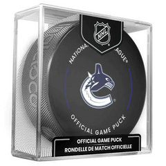 Pre-Order - Jared McCann - Autographed Vancouver Canucks Official Hockey Puck