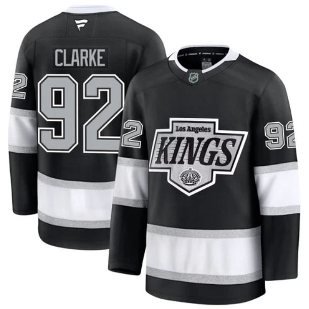 Pre-Order - Brandt Clarke Autographed Los Angeles Kings Home Fanatics Premium Jersey
