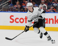Pre-Order - Brandt Clarke Autographed Los Angeles Kings Away 8x10 Horizontal Photo