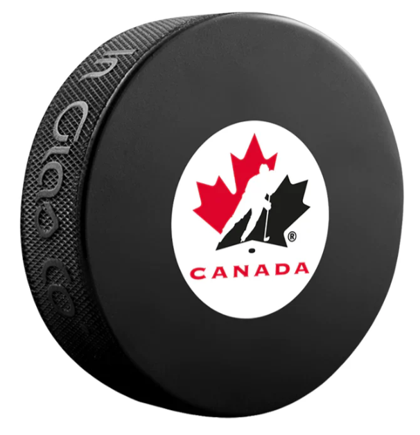 Pre-Order - Brandt Clarke Autographed Team Canada Hockey Puck