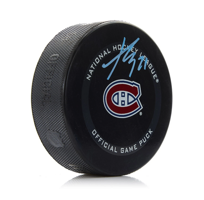 Kaiden Guhle Montreal Canadiens Autographed Official Hockey Puck
