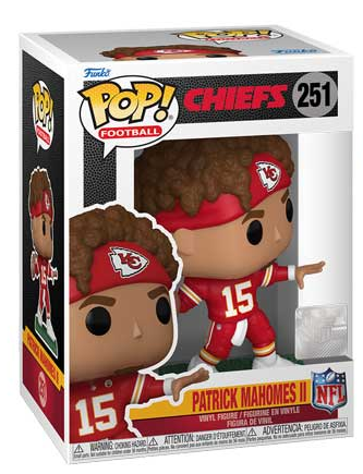 Funko Pop! NFL Kansas City Chiefs Patrick Mahomes #251