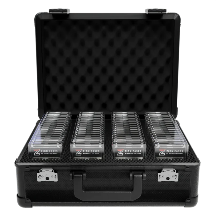 Load image into Gallery viewer, Zion Slab Case T (Toploader and One-Touch/Mags) 4 Row Case Black Diamond
