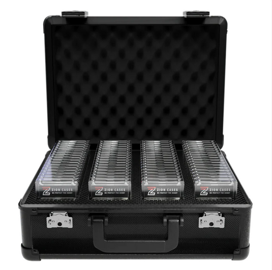 Zion Slab Case T (Toploader and One-Touch/Mags) 4 Row Case Black Diamond