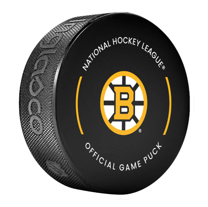 Pre-Order - Morgan Geekie Autographed Boston Bruins Official Hockey Puck