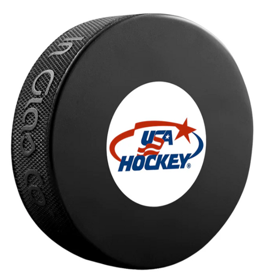 Pre-Order - Dylan Larkin - Autographed Detroit Red Wings Team USA Hockey Puck