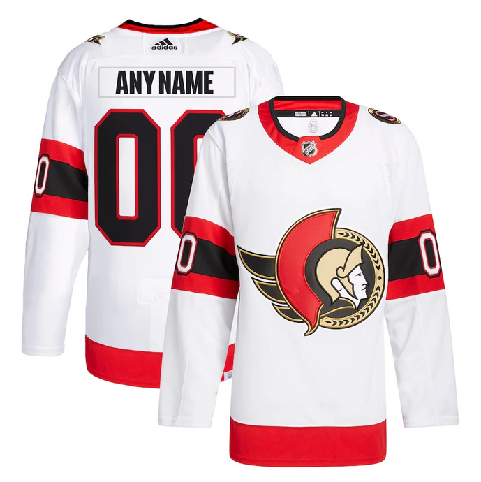 Pre-Order - Jake Sanderson Autographed Ottawa Senators Away Adidas Jersey