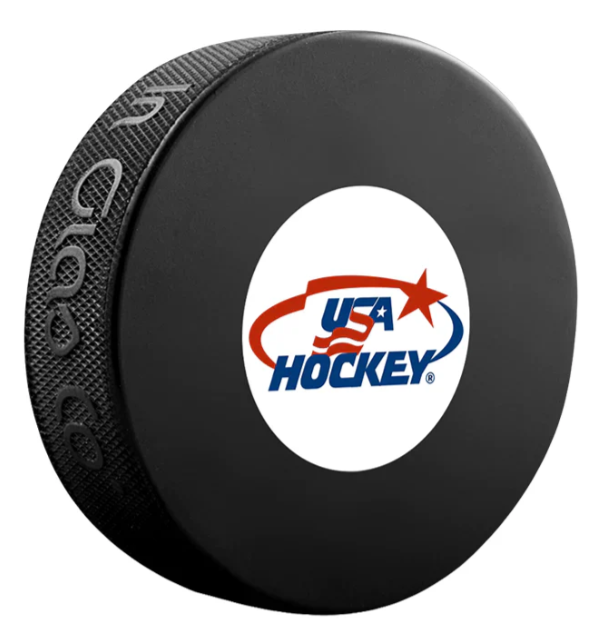 Pre-Order - Dustin Wolf Autographed Team USA Hockey Puck