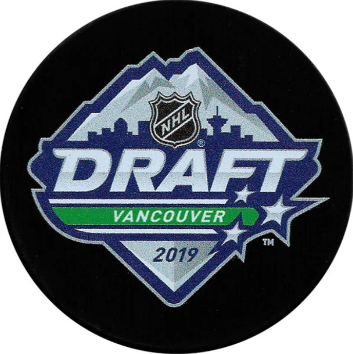 Pre-Order - Dustin Wolf Autographed 2019 NHL Draft Hockey Puck